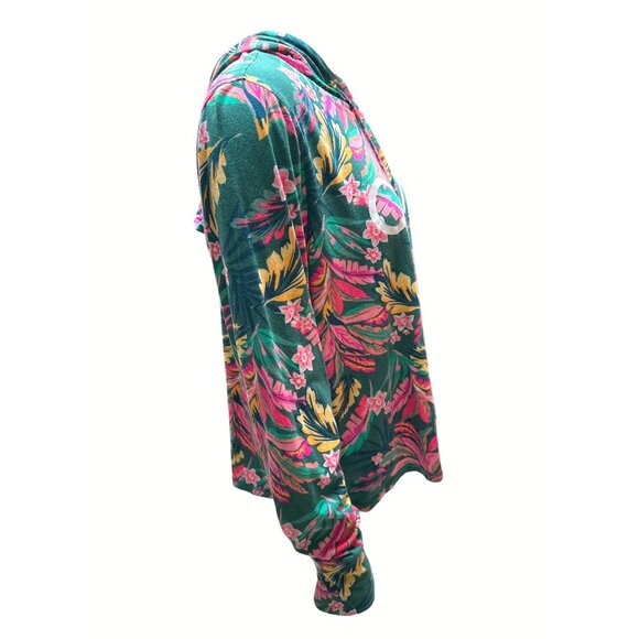 Calvin Klein Performance Floral Lightweight Hoodie LG - Picture 4 of 9